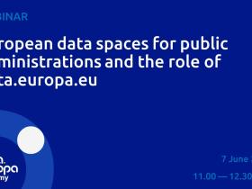 European data spaces for public administrations and the role of data.europa.eu